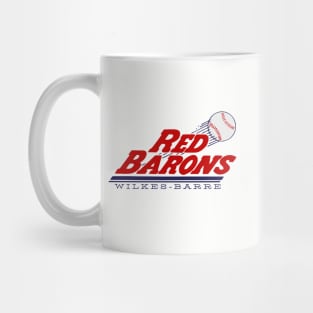 Defunct Wilkes-Barre Red Barons Baseball Mug